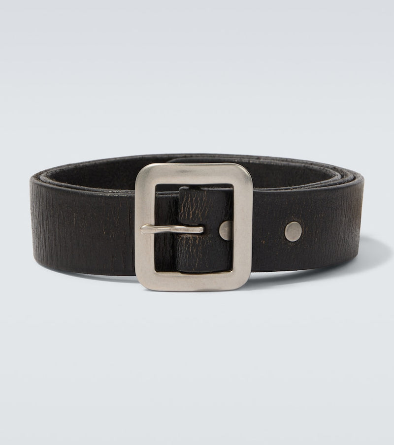 RRL Burnished leather belt