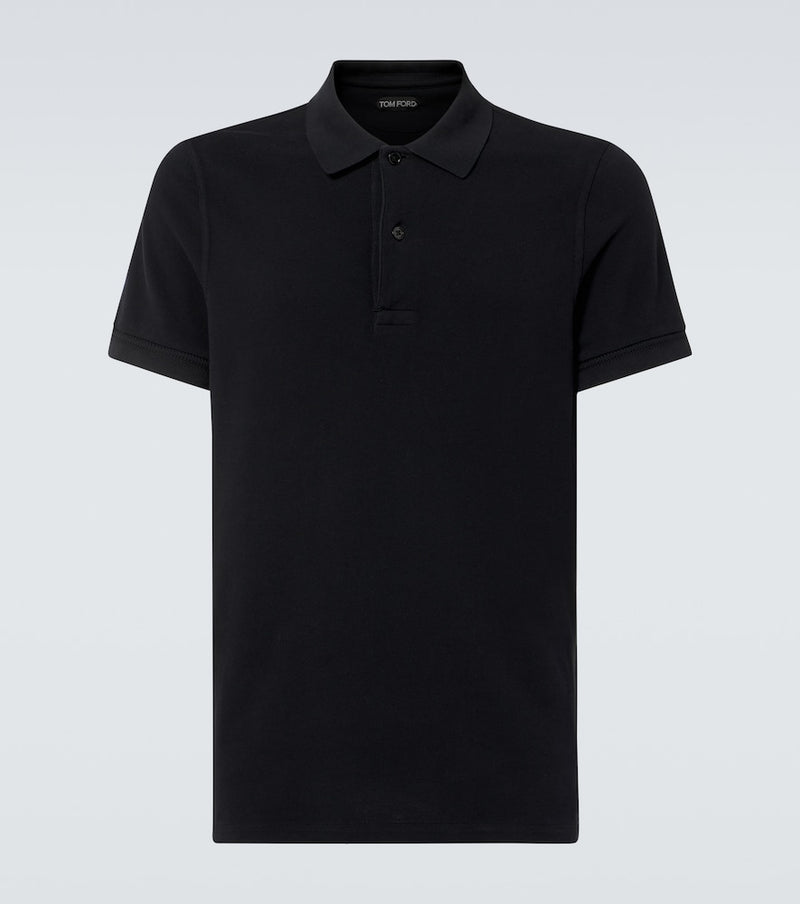 Tom Ford Short-sleeved cotton polo shirt