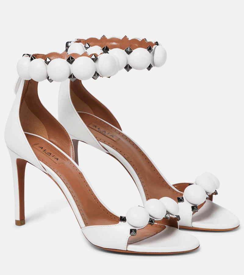 Alaia La Bombe 90 leather sandals