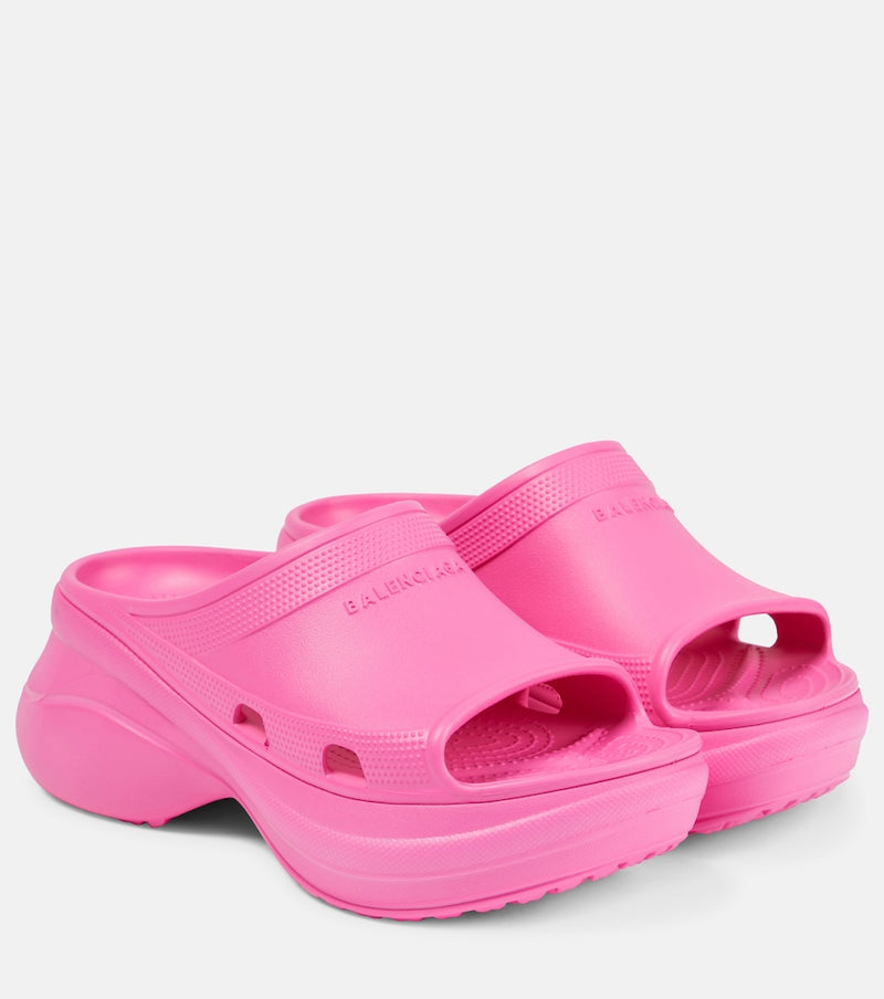 Balenciaga Pool Crocs rubber mules