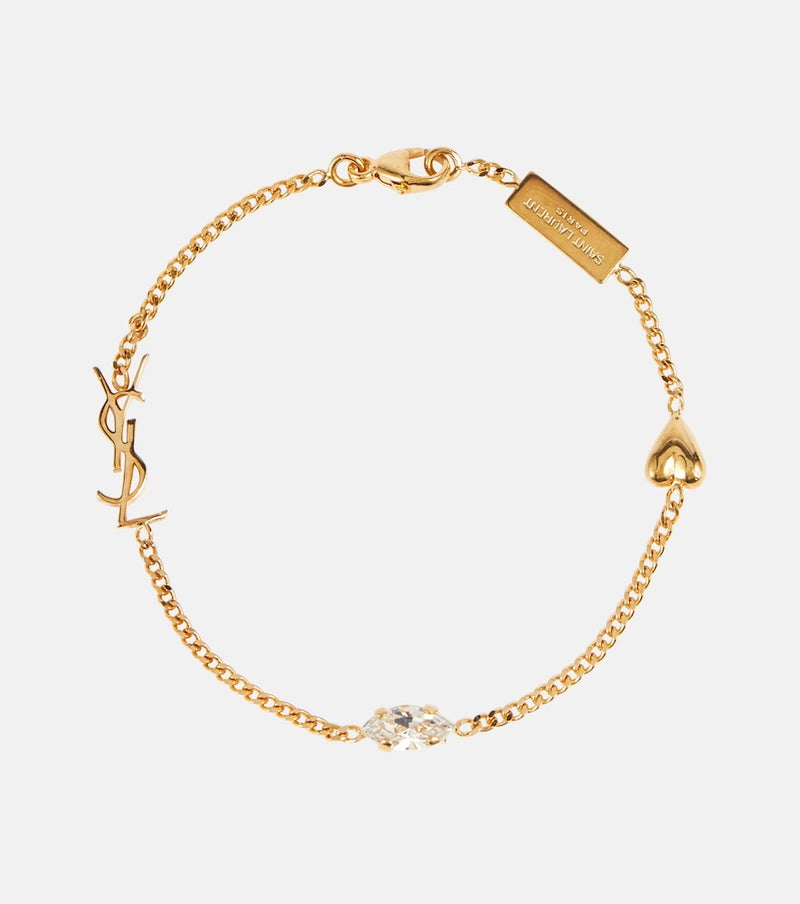 Saint Laurent Opyum Heart charm bracelet