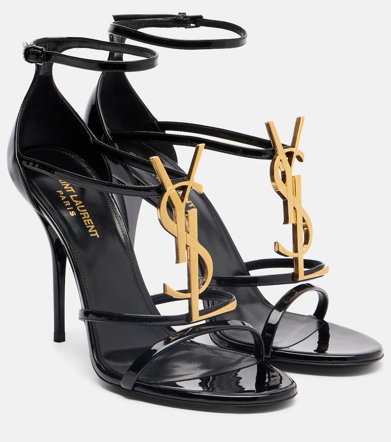 Saint Laurent Cassandra 100 leather sandals