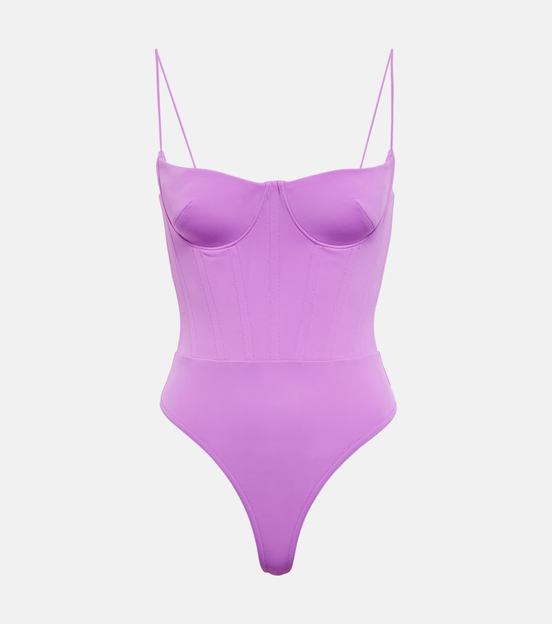 Alex Perry Carsen corset bodysuit