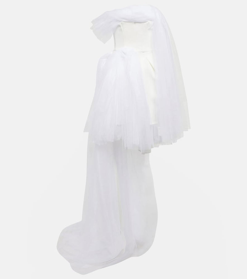 Maticevski Evermore strapless tulle minidress