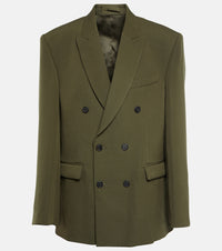 Wardrobe. NYC Double-breasted virgin wool blazer