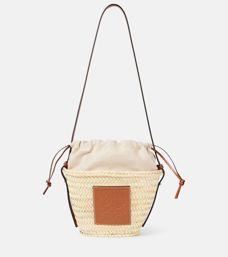 Loewe Paula\'s Ibiza Anagram woven shoulder bag