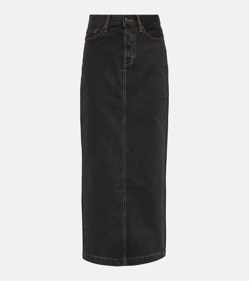 Wardrobe. NYC Denim maxi skirt