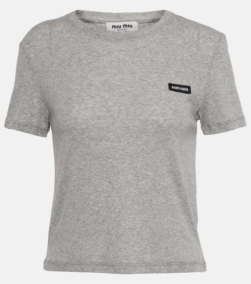 Miu Miu Cotton jersey T-shirt