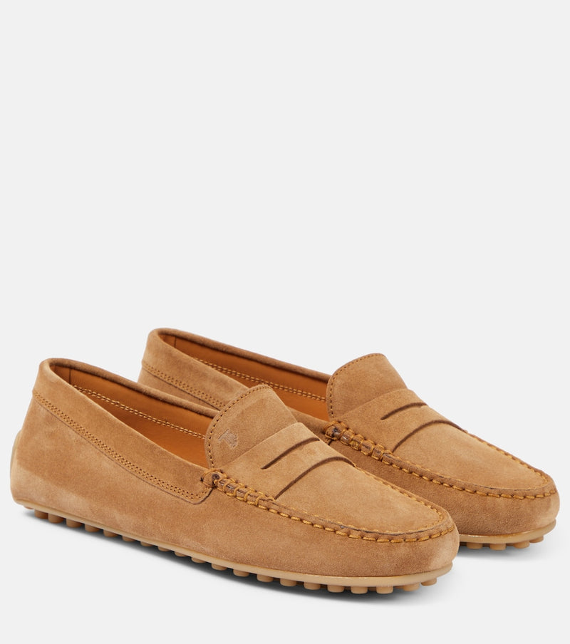 Tod\'s City Gommino suede loafers