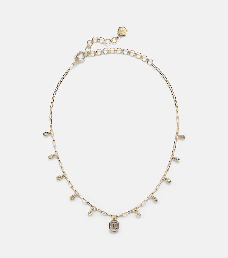 Shay Jewelry Illusion 18kt gold chain necklace with diamonds