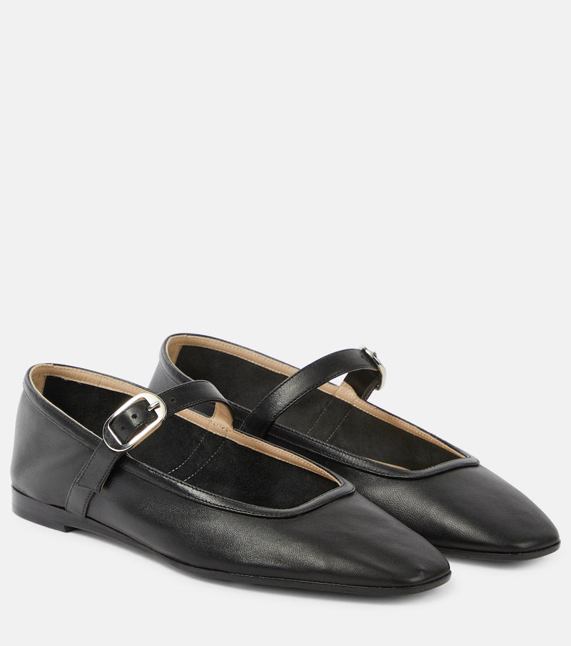 Le Monde Beryl Leather Mary Jane ballet flats