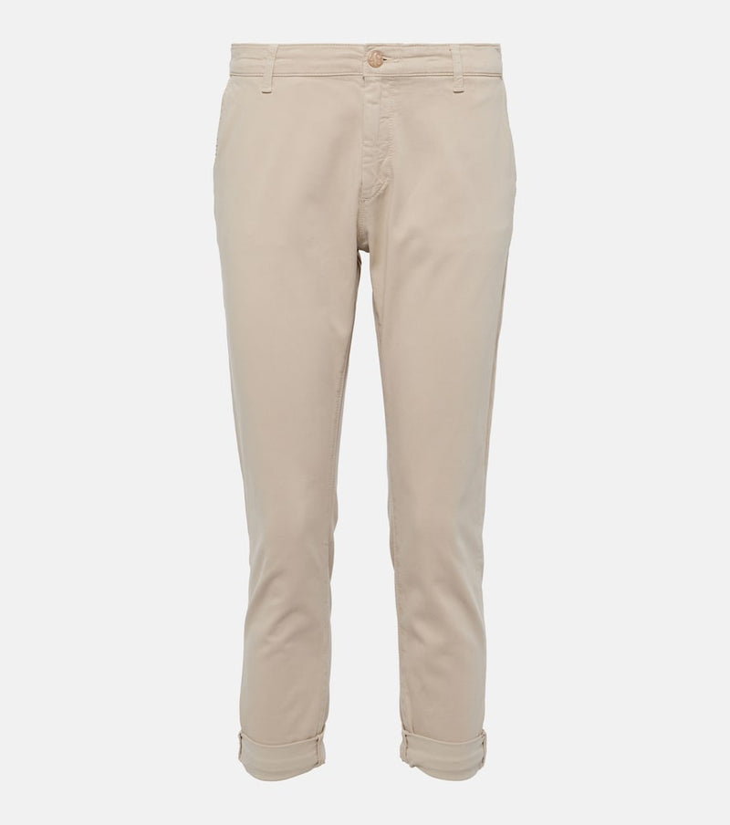 AG Jeans Caden mid-rise twill tapered pants