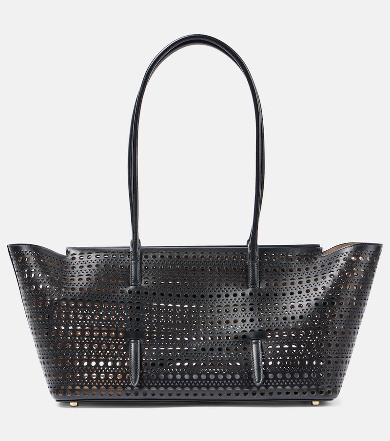 Alaia New Mina 32 leather shoulder bag