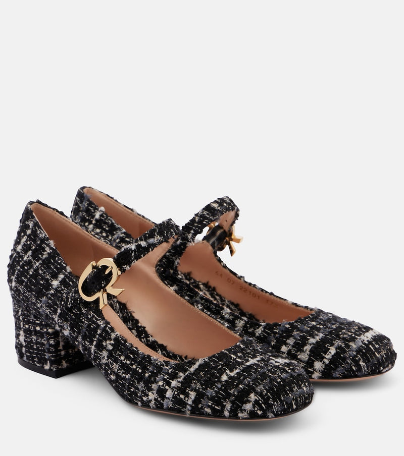 Gianvito Rossi Mary Ribbon 45 boucle Mary Jane pumps