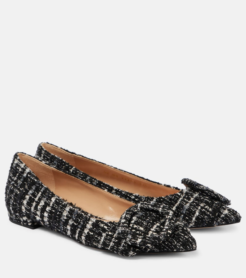Gianvito Rossi Venezia boucle ballet flats
