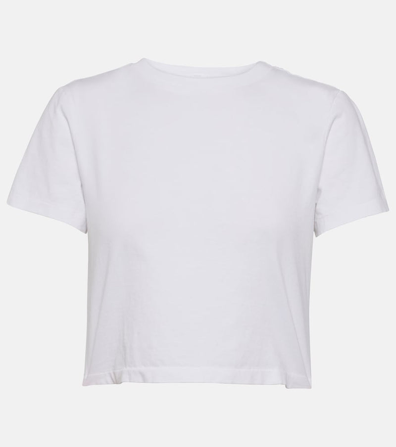 Re/Done Cotton jersey crop top