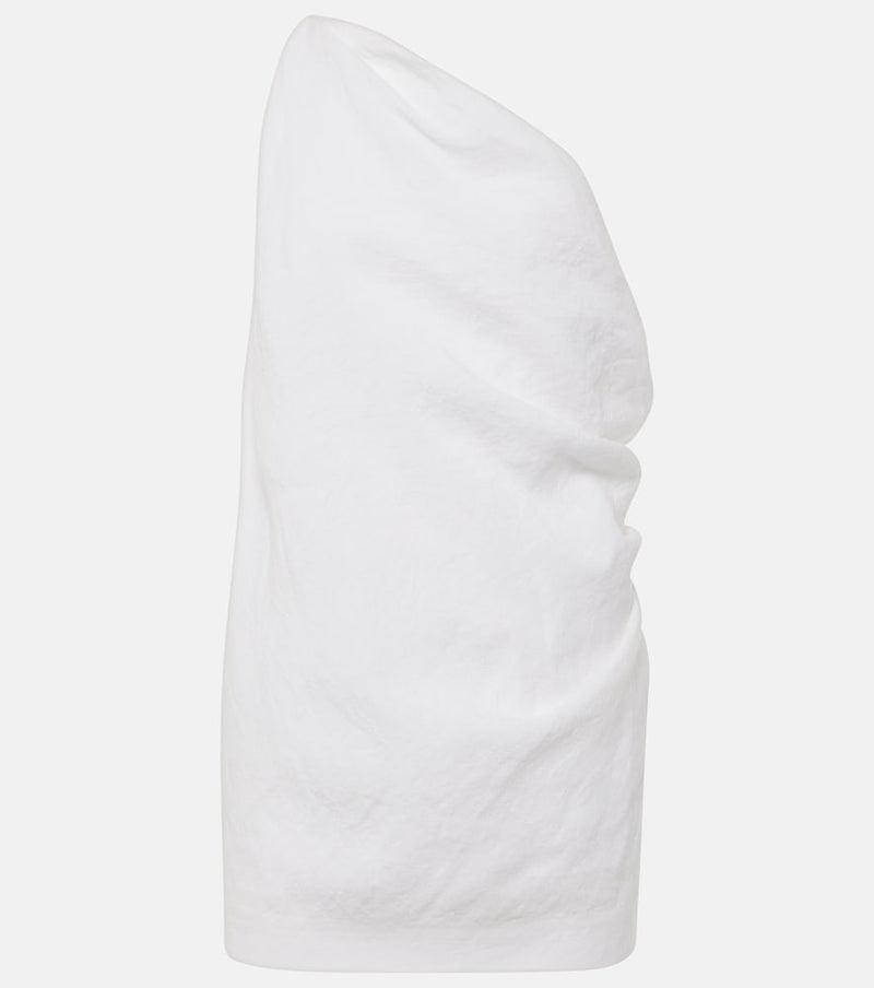 Tove Petra one-shoulder linen top