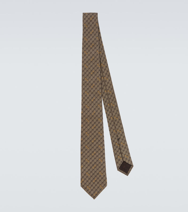 Gucci GG silk jacquard tie