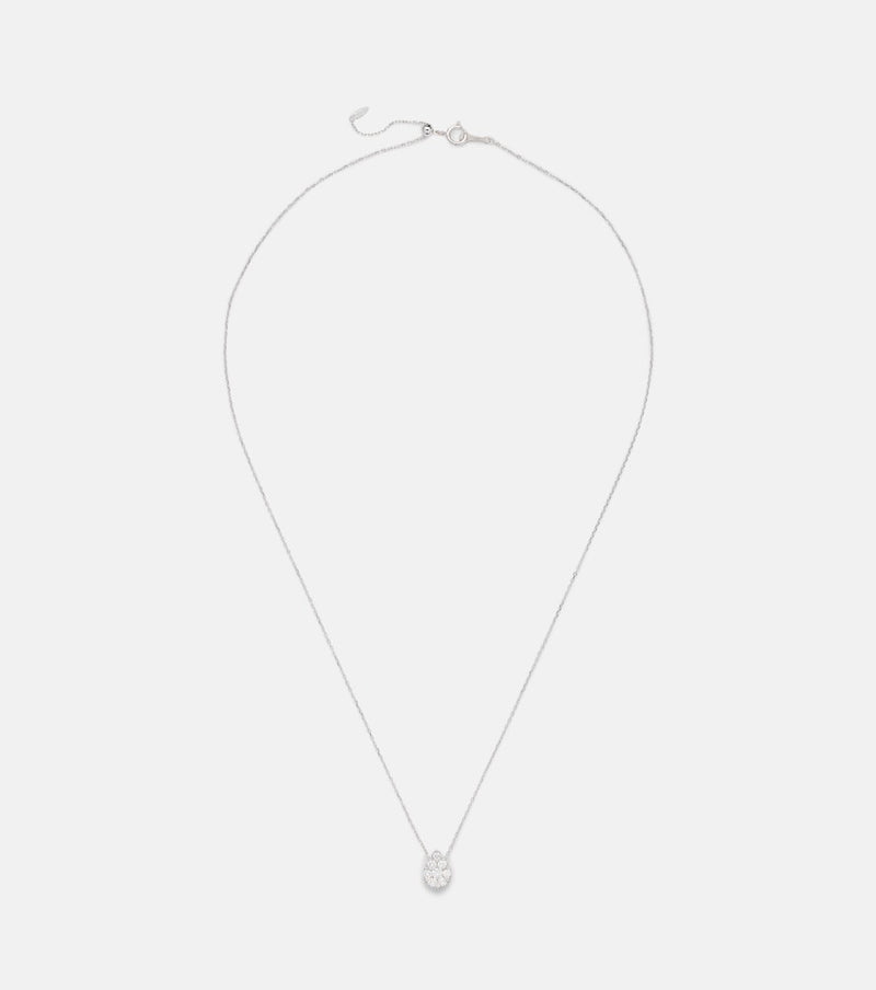 Persee Floating 18kt white gold necklace with diamonds