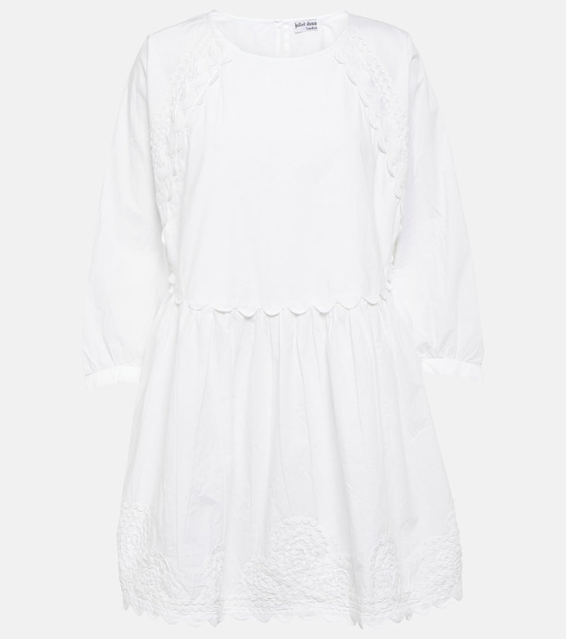 Juliet Dunn Cotton poplin minidress
