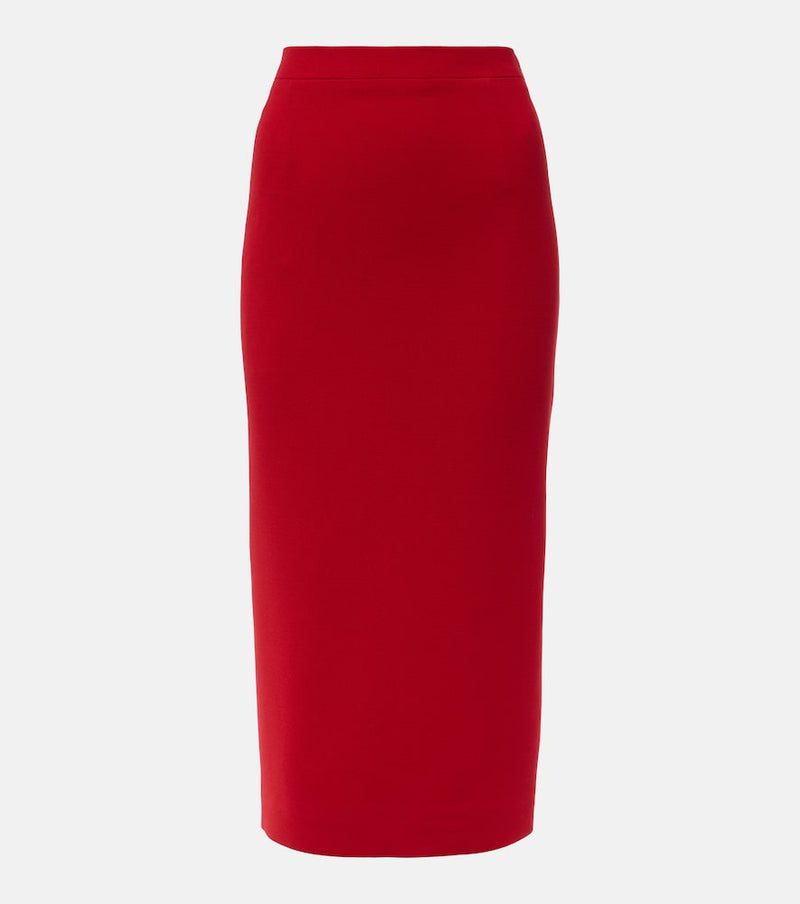 Alessandra Rich Wool midi skirt