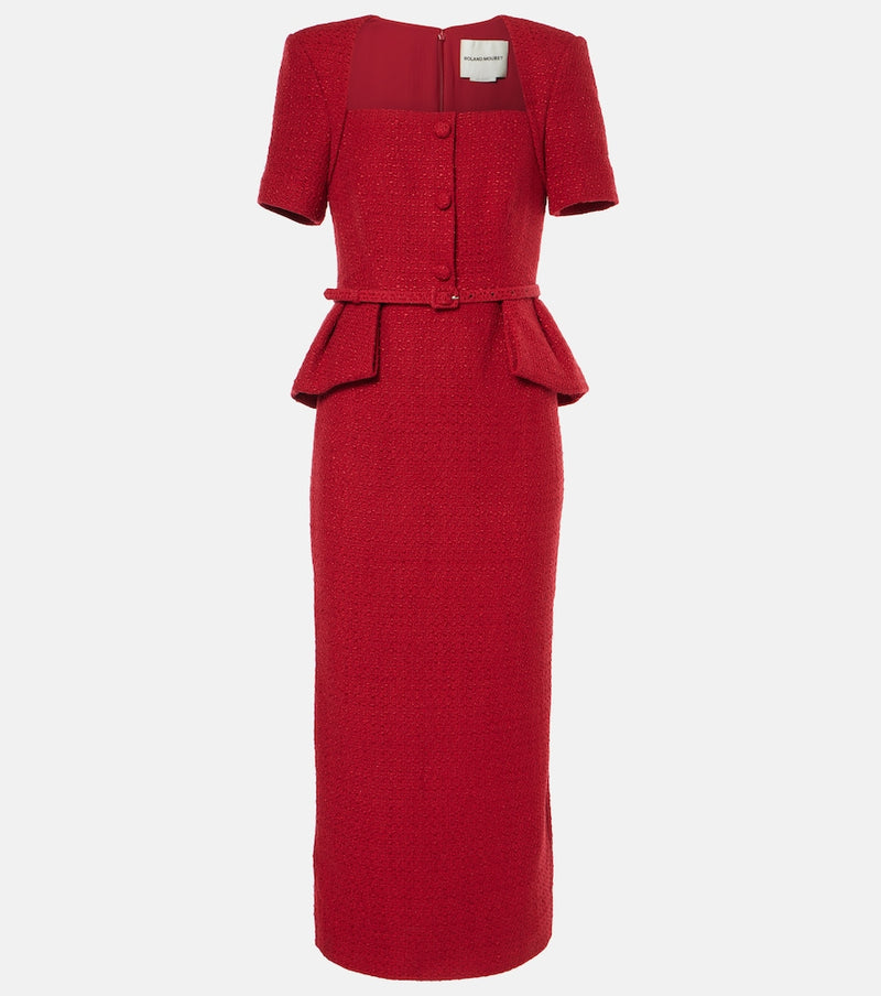Roland Mouret Boucle midi dress