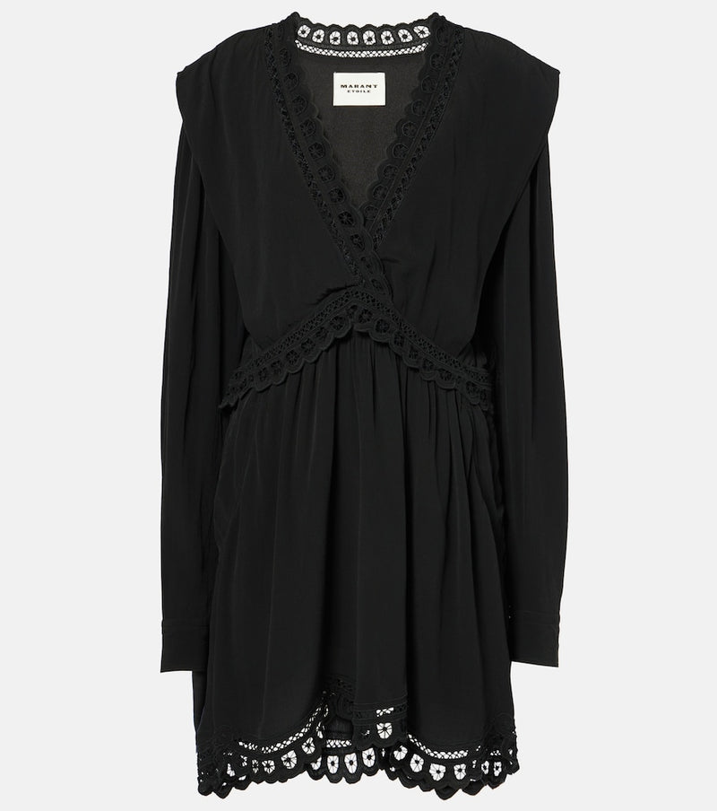 Marant Etoile Felie lace-trimmed minidress