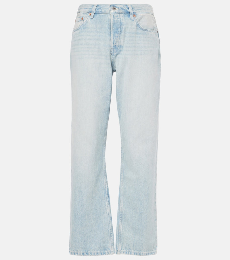 Re/Done Easy Straight cropped straight jeans