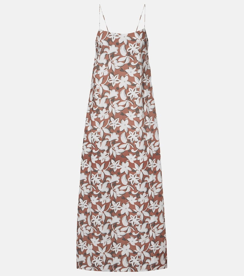 Faithfull Alskar floral cotton maxi dress