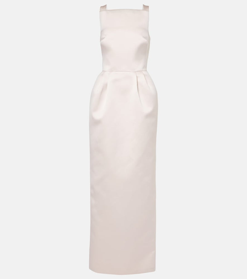 Safiyaa Trecchi embellished satin gown
