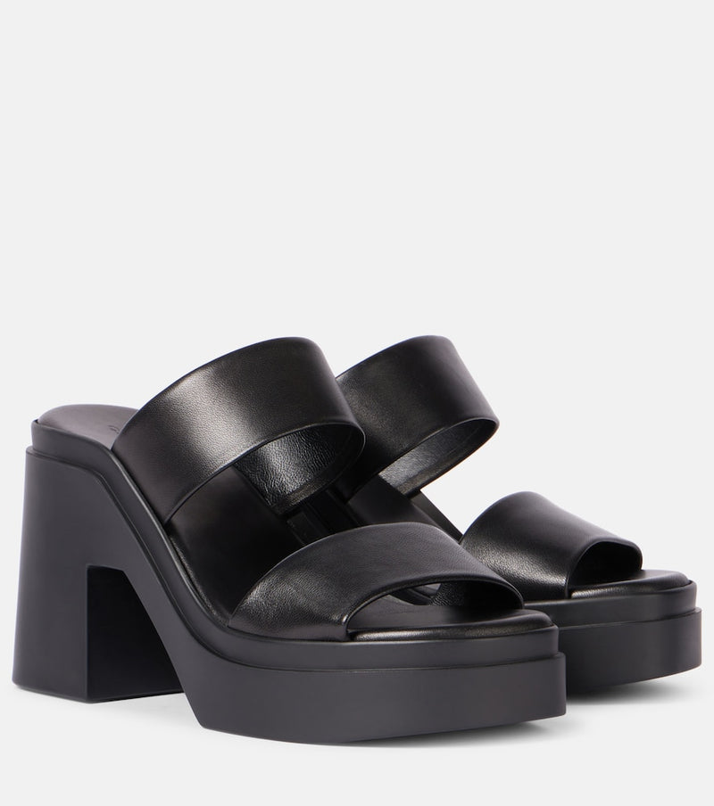 Clergerie Next 110 leather platform mules
