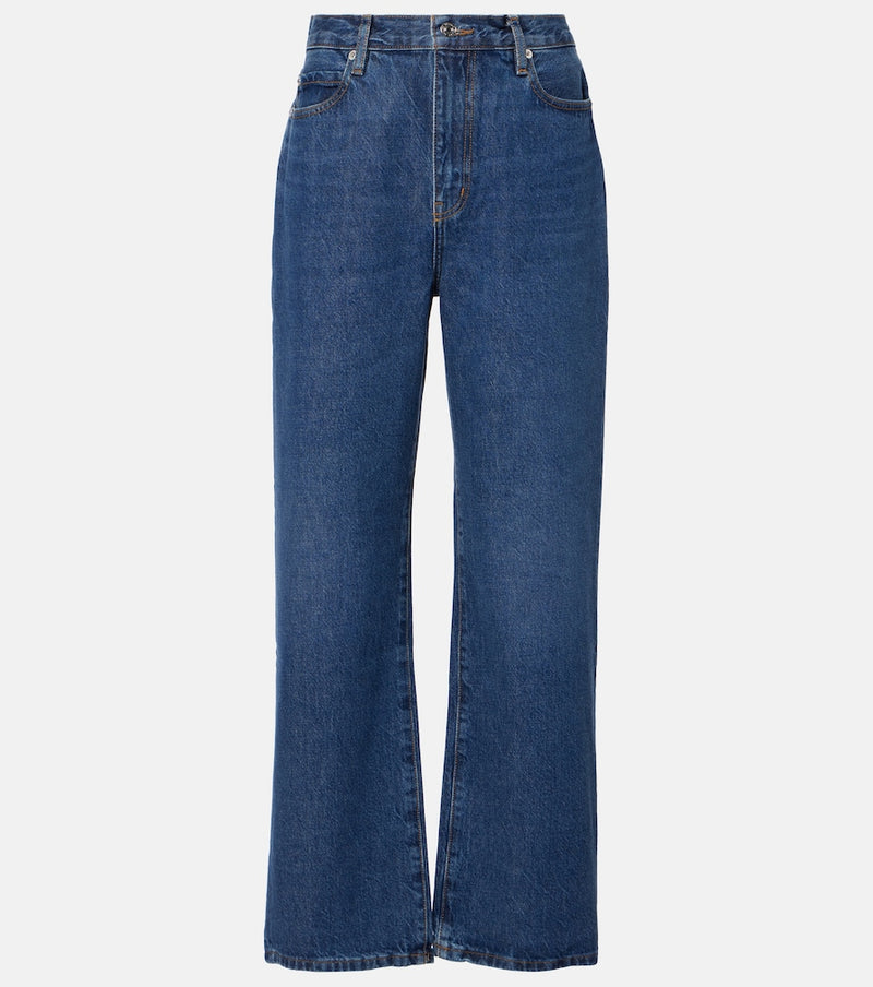 Frame Le Jane Ankle high-rise straight jeans