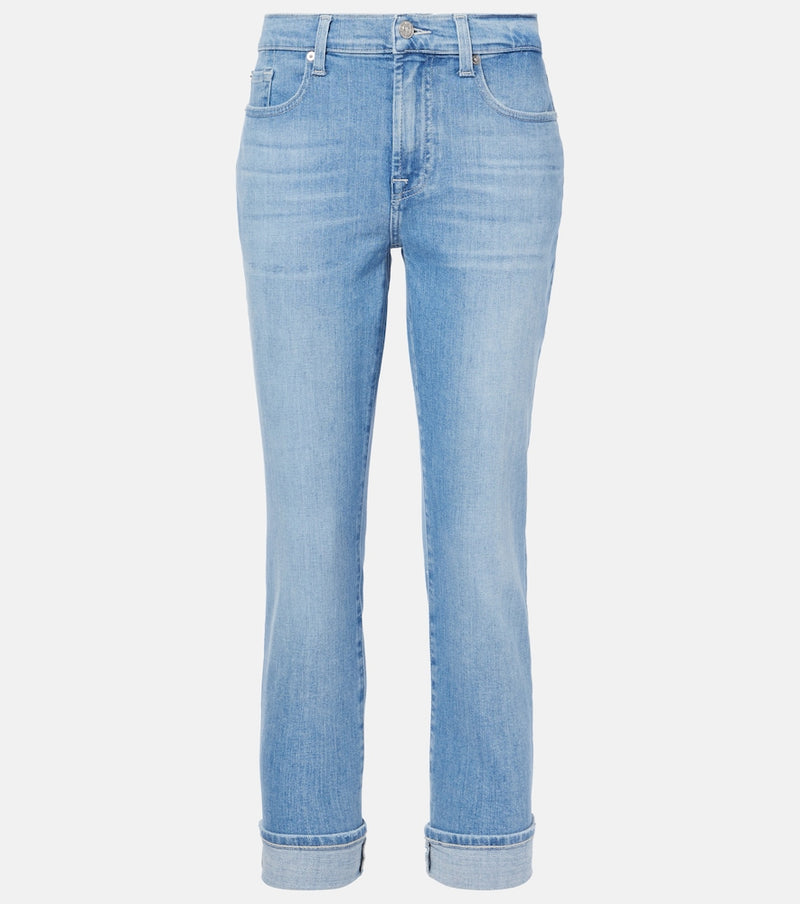 7 For All Mankind Mid-rise skinny jeans