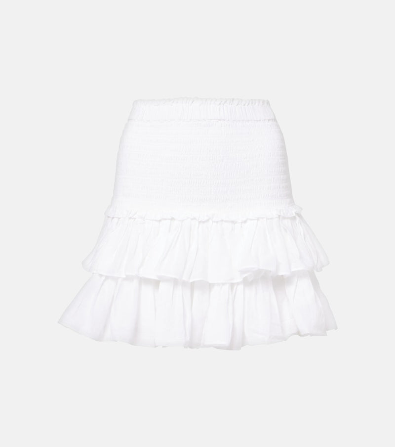 Marant Etoile Naomi cotton-blend miniskirt