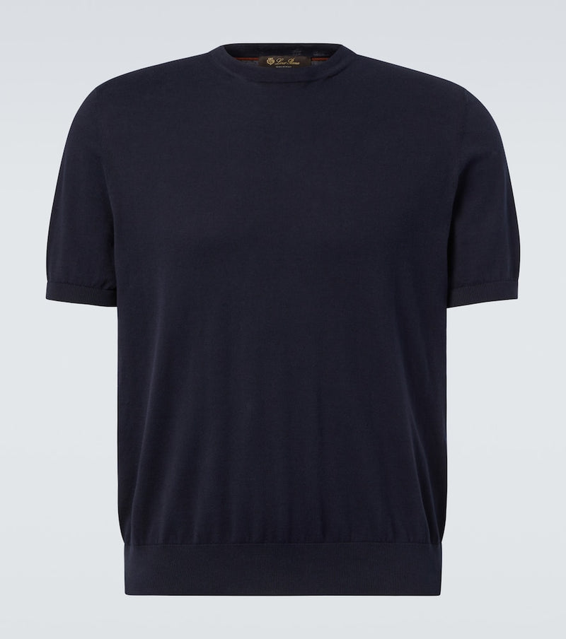 Loro Piana Knitted cotton T-shirt