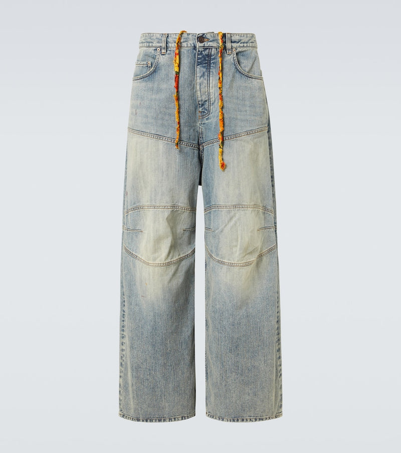 Balenciaga George V wide-leg jeans
