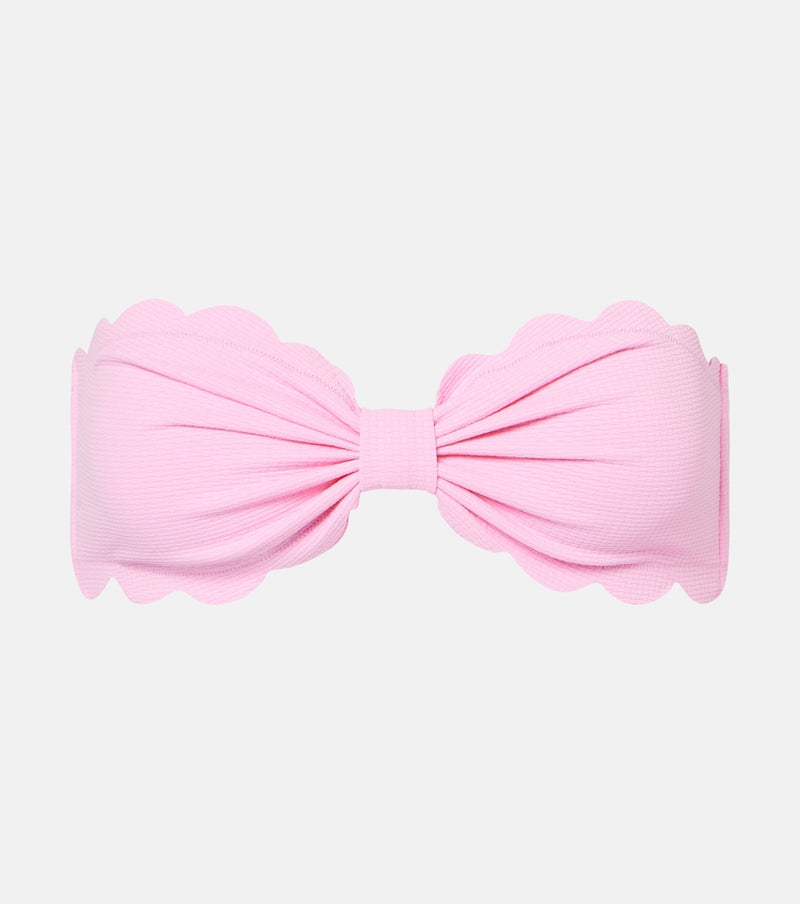 Marysia Antibes bandeau bikini top in Blossom