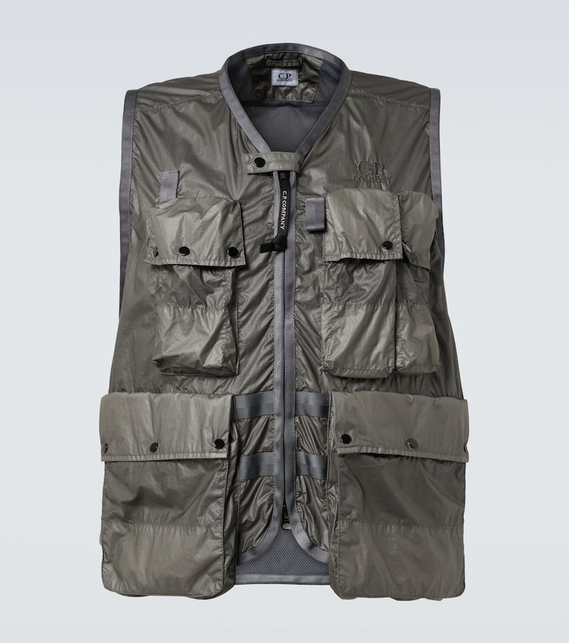 C. P. Company CS II logo technical vest