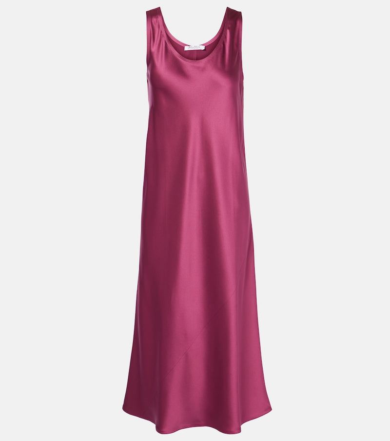 Max Mara Banjo silk satin midi dress