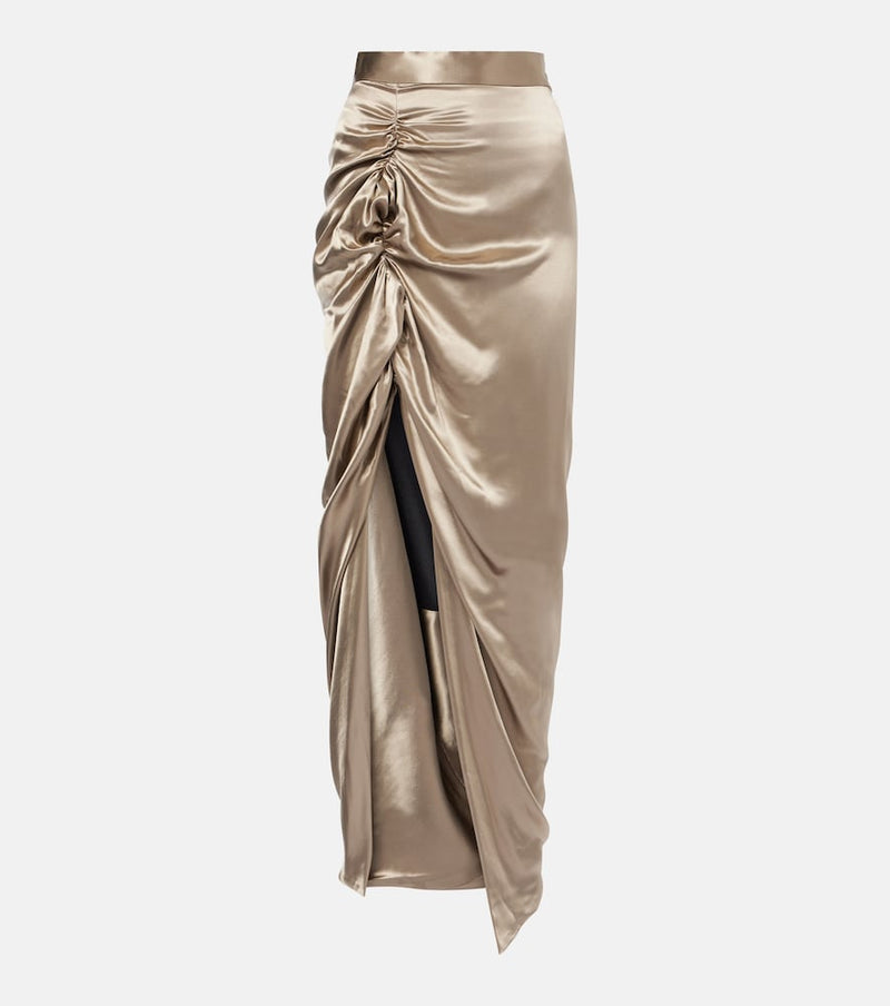 Vivienne Westwood Panther asymmetric maxi skirt