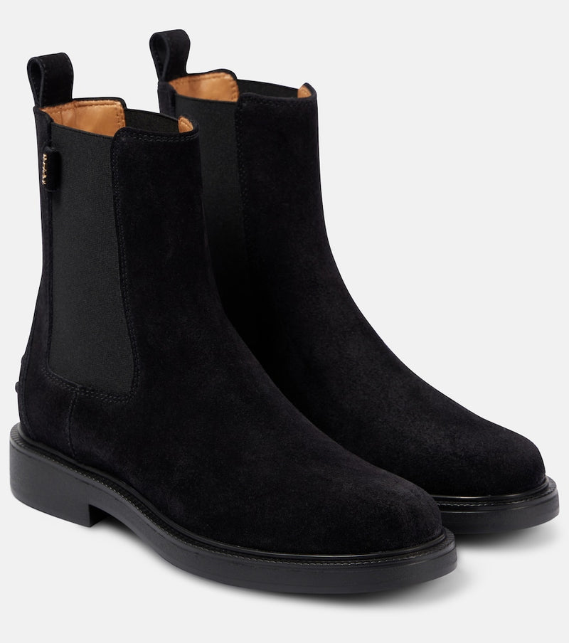 Tod's Suede Chelsea boots in Black