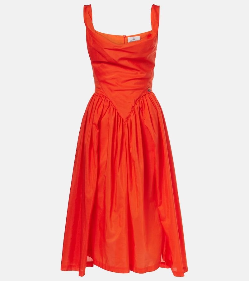 Vivienne Westwood Sunday cotton and silk midi dress
