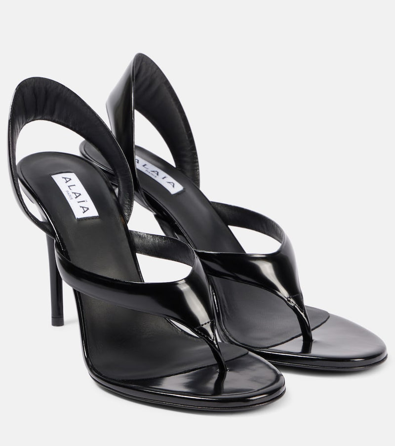 Alaia Infradito leather thong sandals