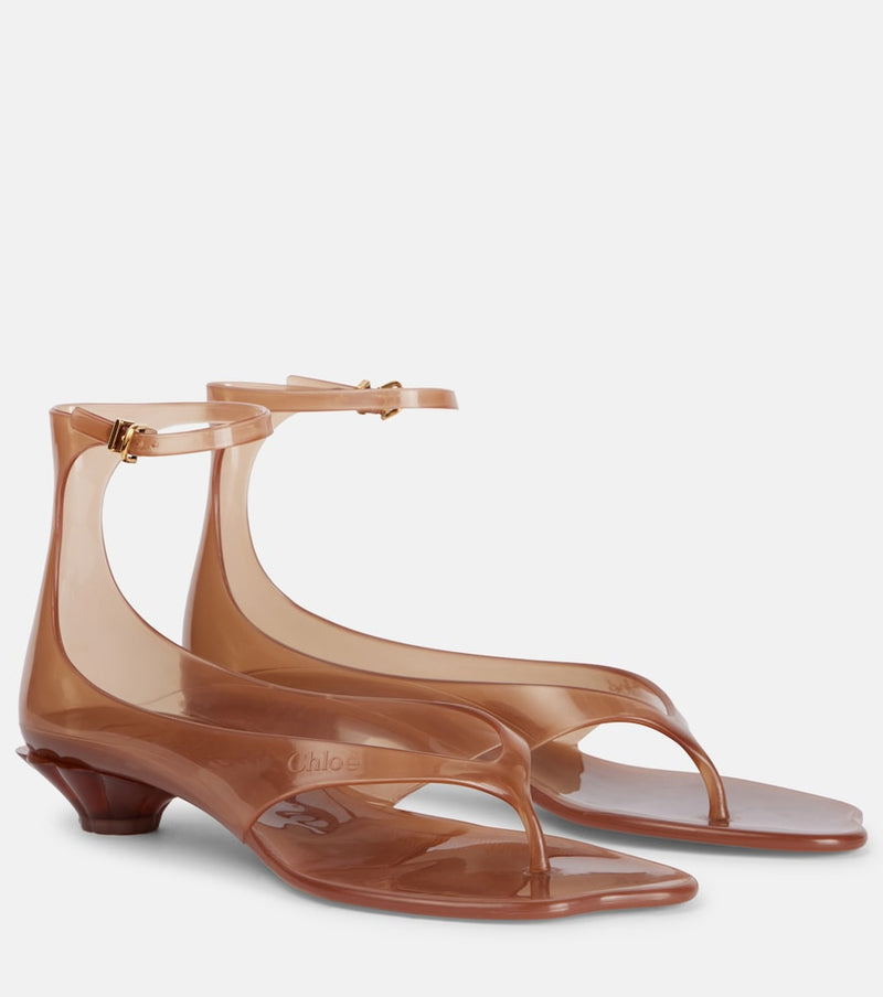 Chloe Chloe Jelly thong sandals