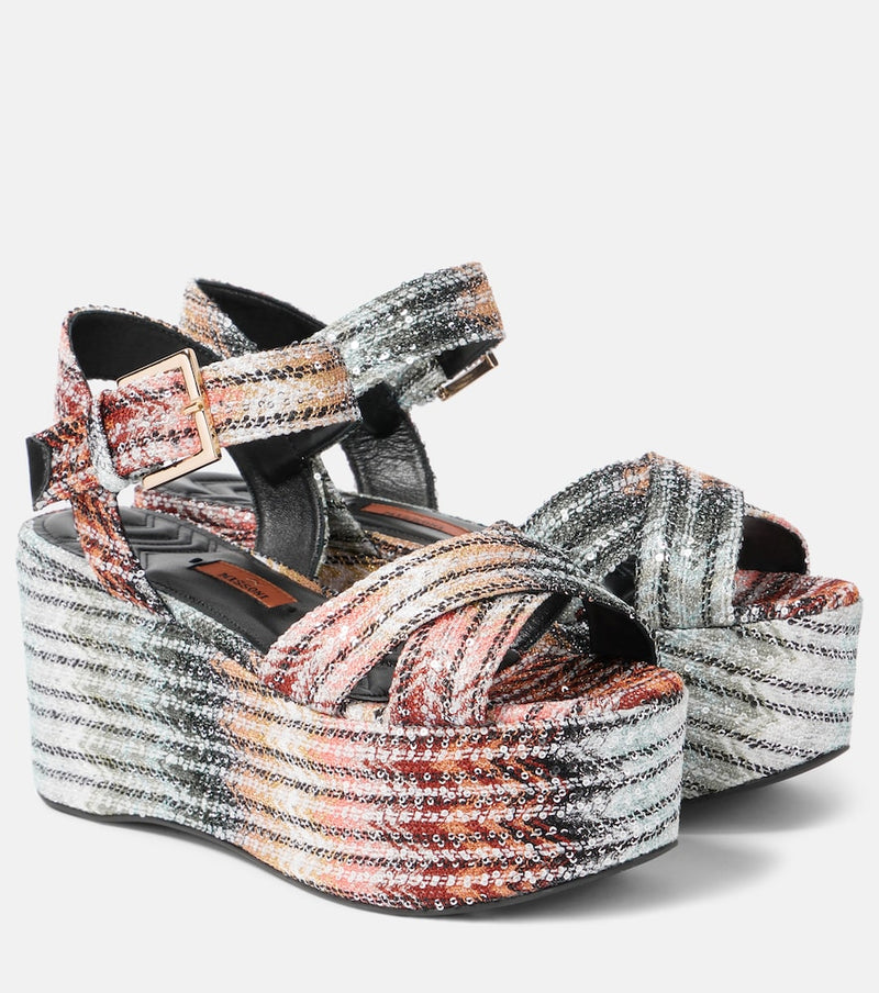 Missoni Julia embellished sandals