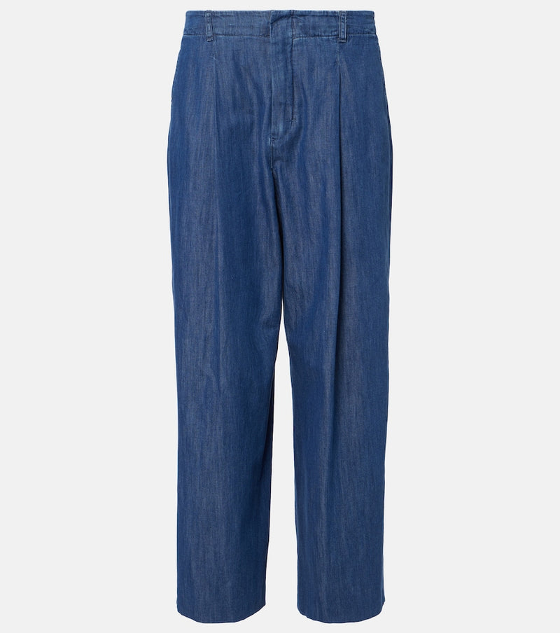 S Max Mara Sophie denim wide-leg pants