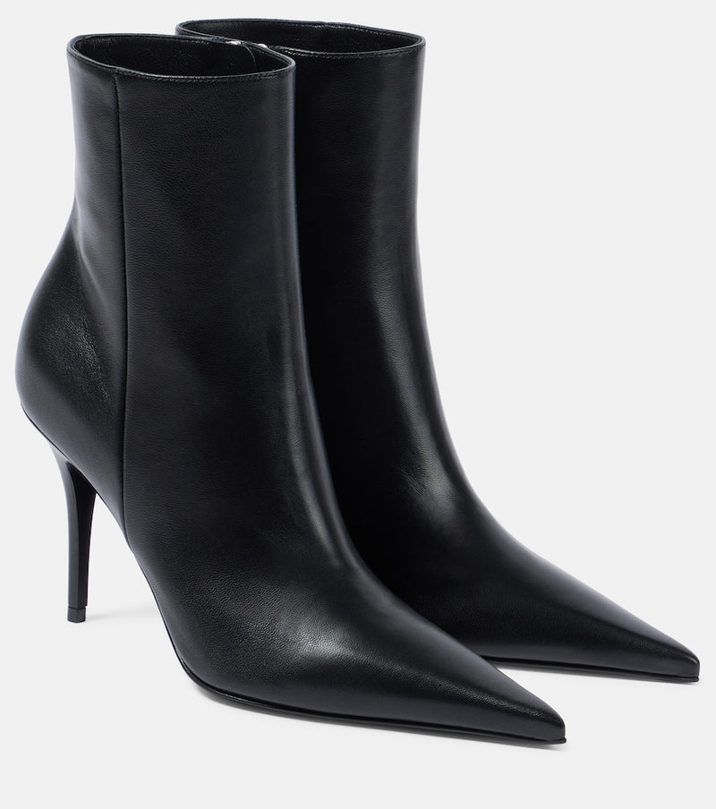 Amina Muaddi Barbara 90 leather boots