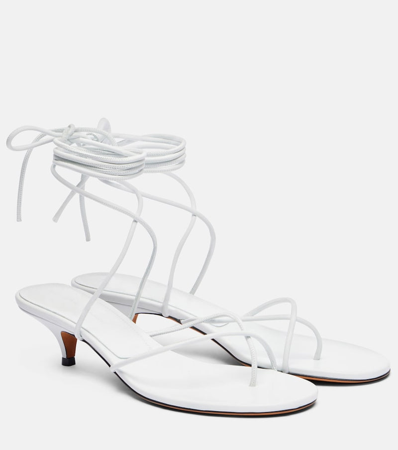 Proenza Schouler Slash Tie 40 leather sandals