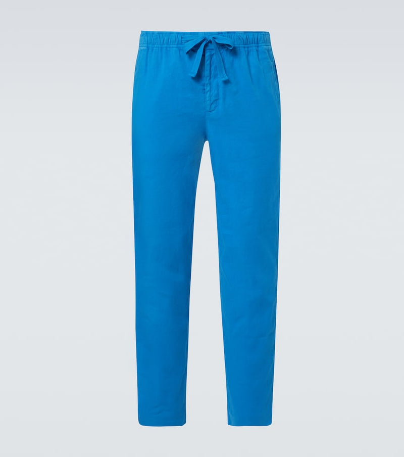 Orlebar Brown Alex linen-blend straight pants