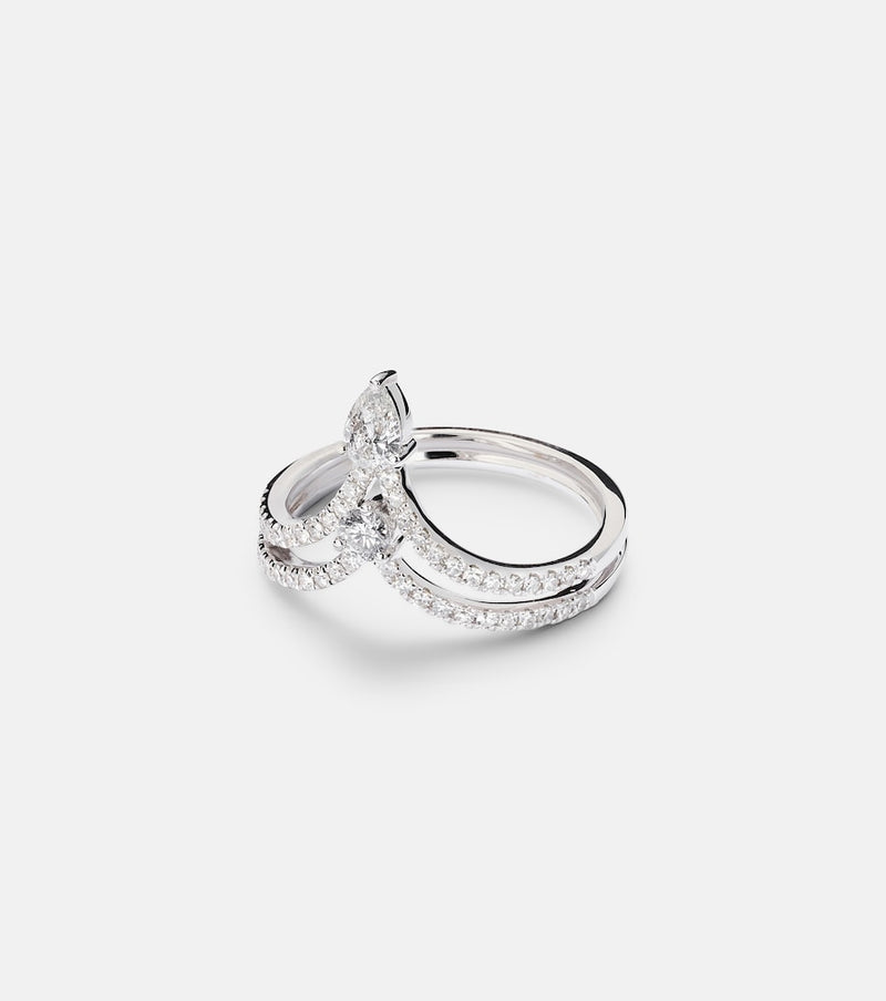 Shay Jewelry 18kt white gold ring with diamonds